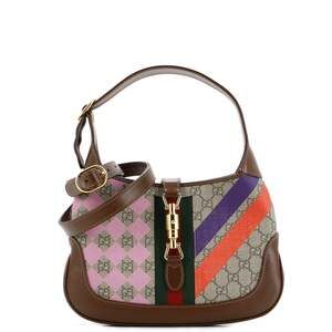 Gucci Jackie Hobo Printed Gg Coated #183702G11B